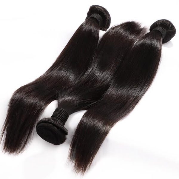 Qiking Beauty Hair 4 Bundles Peruvian Straight Virgin Human Hair Extensions