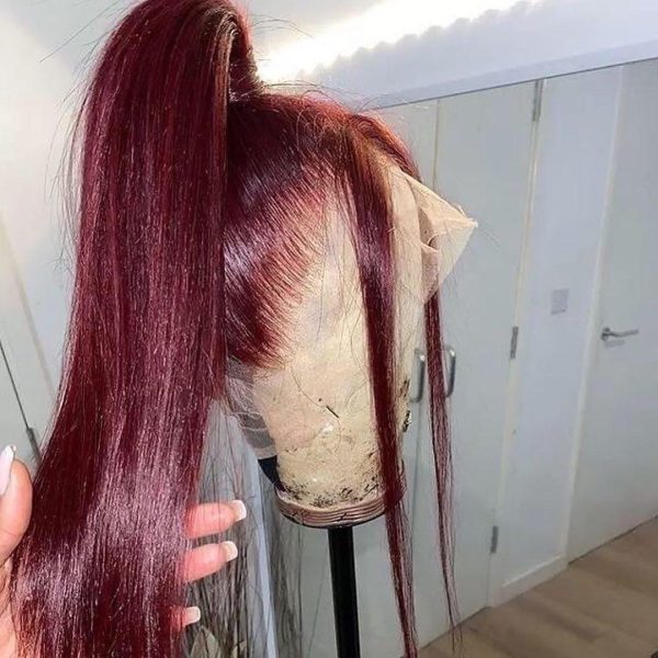 Natural Hairline Virgin Human Hair 360 Lace Frontal Wig - Image 9