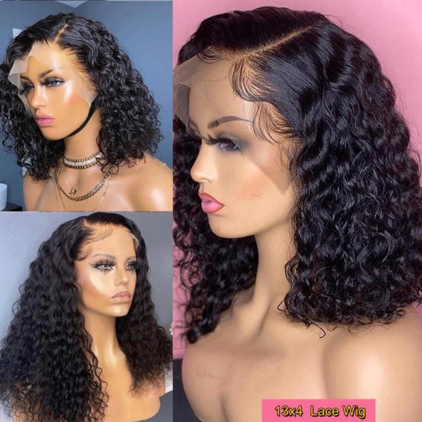 Bye-Bye Knots Curly Wave 13x4 BOB Wig
