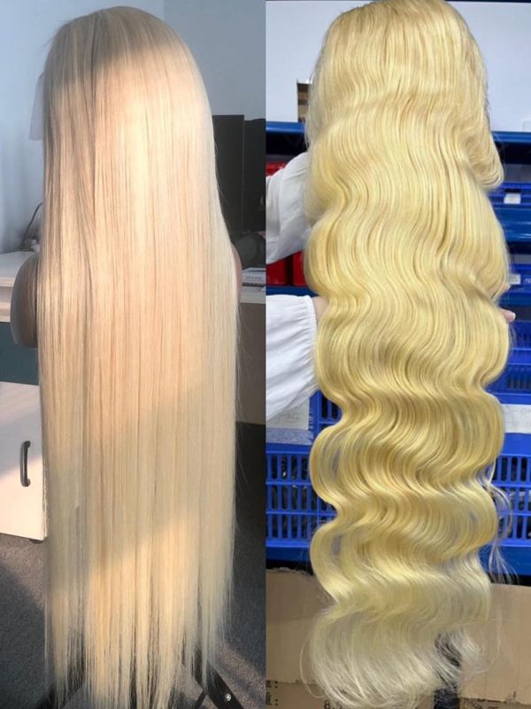 613 Blonde Color Preplucked HD Wig
