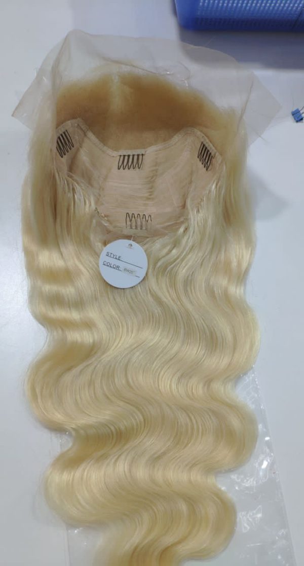 613 Blonde Color Preplucked HD Wig